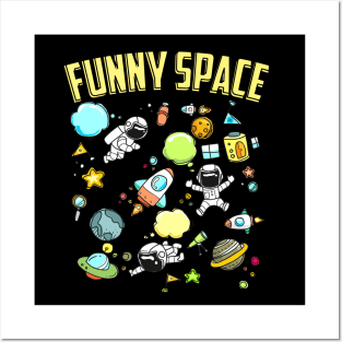 Funny Space Posters and Art